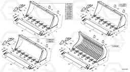 10997 Bucket with teeth - Z-cinematic L35 TYPE 186, 188, 189 SER NO - 2200, Volvo Construction Equipment