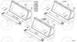 10991 Bucket without teeth - Z-cinematic L35 TYPE 186, 188, 189 SER NO - 2200, Volvo Construction Equipment