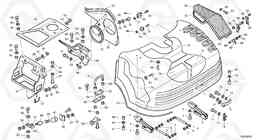 64760 Engine hood L32B TYPE 184, Volvo Construction Equipment