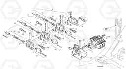 91916 Control valve - Boom suspension system (BSS) L35B S/N186/187/188/1893000 - 6000, Volvo Construction Equipment