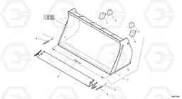16265 Bucket without teeth - TPZ L35B TYPE 186, 187, 188, 189 SER NO - 2999, Volvo Construction Equipment