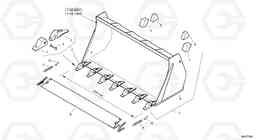 23677 Bucket with teeth - TPZ L35B TYPE 186, 187, 188, 189 SER NO - 2999, Volvo Construction Equipment