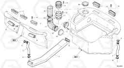 38544 Air guide L30B TYPE 183, 185 SER NO - 2999, Volvo Construction Equipment