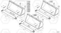 7038 Bucket without teeth - Z-Cinematic L30B SER NO - 1803869 / 1812999 / 1822999, Volvo Construction Equipment