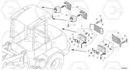 14862 Lighting, rear L32B TYPE 184, Volvo Construction Equipment