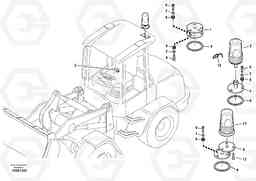 6760 All-round side lamp L32B TYPE 184, Volvo Construction Equipment