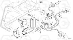 104416 Wall socket for trailer L40B TYPE 191, 192 SER NO - 1499, Volvo Construction Equipment