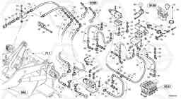 60920 Hydraulic function - Nr. 3 + 4 L45B TYPE 194, 195 SER NO - 1499, Volvo Construction Equipment