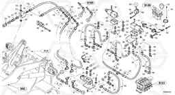 60920 Hydraulic function - Nr. 3 + 4 L45B TYPE 194, 195 SER NO - 1499, Volvo Construction Equipment