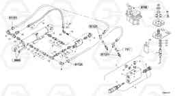 23302 Fly back bracke equipment L35B TYPE 186, 187, 188, 189 SER NO - 2999, Volvo Construction Equipment