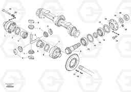 44191 Differential - front axle L35B S/N186/187/188/1893000 - 6000, Volvo Construction Equipment