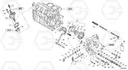 105319 Speed adjustment - Fuel injection pump L30B TYPE 183, 185 SER NO - 2999, Volvo Construction Equipment