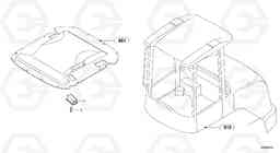 9565 Cabin lighting L30B SER NO - 1803869 / 1812999 / 1822999, Volvo Construction Equipment