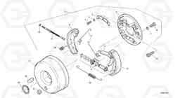 37241 Parking brake L30B TYPE 183, 185 SER NO - 2999, Volvo Construction Equipment