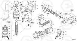 1687 Prefilter - Oil bath air filter L45B TYPE 194, 195 SER NO - 1499, Volvo Construction Equipment