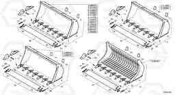 15950 Bucket with teeth - Z-Cinematic L35B TYPE 186, 187, 188, 189 SER NO - 2999, Volvo Construction Equipment