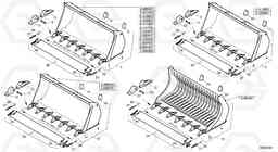 9365 Bucket with teeth - Z-Cinematic L32B TYPE 184, Volvo Construction Equipment