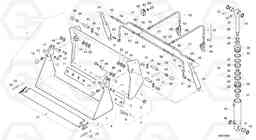 16273 Combined bucket, 0.8 m? - 1800 mm broad without teeth L35B TYPE 186, 187, 188, 189 SER NO - 2999, Volvo Construction Equipment