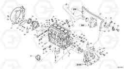 103713 Engine casing, Ventilation L30B TYPE 183, 185 SER NO - 2999, Volvo Construction Equipment