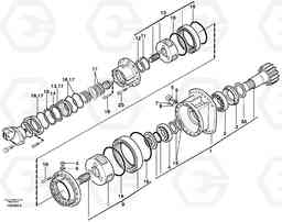 76261 Swing gearbox EC340 SER NO 1001-, Volvo Construction Equipment