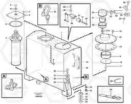 84966 Hydraulic oil tank L150D, Volvo Construction Equipment