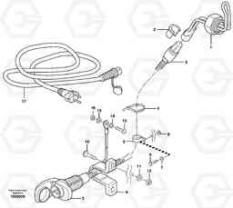 27019 Engine heater, 220V / 1500W L330D, Volvo Construction Equipment