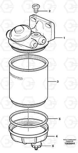 16757 Water separator L330E, Volvo Construction Equipment