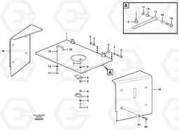 42447 Hatches, guard, hydraulic fluid tank L330E, Volvo Construction Equipment