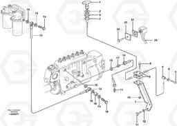 26445 Rebuilding kit, stop control EC390 SER NO 1001-, Volvo Construction Equipment