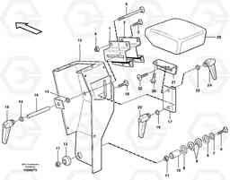 84956 Armrest L330E, Volvo Construction Equipment