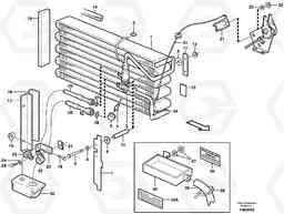 57805 Evaporator, assembly L330E, Volvo Construction Equipment