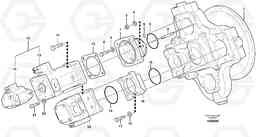 14314 Hydraulic pump with fitting parts L330E, Volvo Construction Equipment