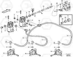 66828 Pneumatic system, 6x6 and diff lock, load unit A30D S/N -11999, - 60093 USA S/N-72999 BRAZIL, Volvo Construction Equipment
