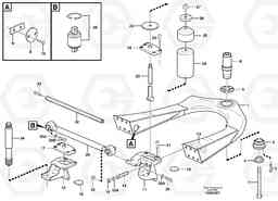 38050 Front axle suspension A25D S/N 13001 -, Volvo Construction Equipment