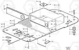 46160 Cabin floor EW160 SER NO 1001-1912, Volvo Construction Equipment
