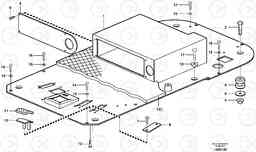 46162 Cabin floor EW140 SER NO 1001-1487, Volvo Construction Equipment