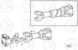 46258 Propeller shaft L150E S/N 8001 -, Volvo Construction Equipment