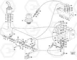 19907 Servo hydraulics, Slewing EW160 SER NO 1001-1912, Volvo Construction Equipment