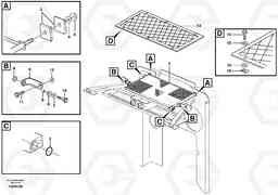 46138 Condenser for cooling agent R134a with fitting parts. L150E S/N 6005 - 7549 S/N 63001 - 63085, Volvo Construction Equipment