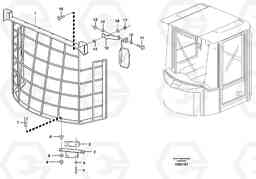 38589 Windshild guard for windshield. L330E, Volvo Construction Equipment