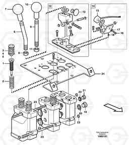 97601 Servo valve L330E, Volvo Construction Equipment