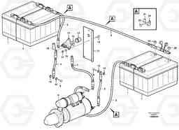 46194 Battery cable and main switch L330E, Volvo Construction Equipment