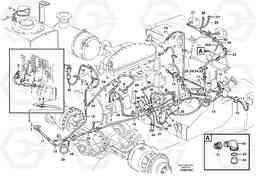 3154 Cable harnesses, rear L120D, Volvo Construction Equipment