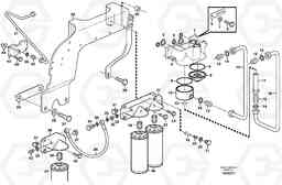 93540 Oil filter with fitting parts L330E, Volvo Construction Equipment