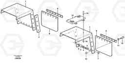 38588 Mud guards L330E, Volvo Construction Equipment