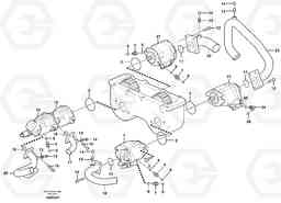 6212 Hydraulic pump with fitting parts A30D S/N -11999, - 60093 USA S/N-72999 BRAZIL, Volvo Construction Equipment