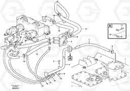 55588 Hydraulic system, motor unit A25D S/N -12999, - 61118 USA, Volvo Construction Equipment