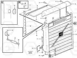 89261 Radiator casing L120D, Volvo Construction Equipment