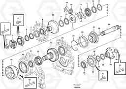 38359 Axle shaft with differential A40E FS FULL SUSPENSION, Volvo Construction Equipment