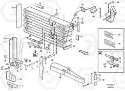 57791 Evaporator for cooling agent R134a with fitting parts. L70D, Volvo Construction Equipment